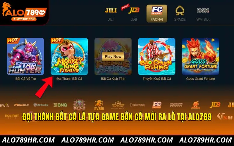 Đại Thánh Bắt Cá là tựa game bắn cá mới ra lò tại ALO789